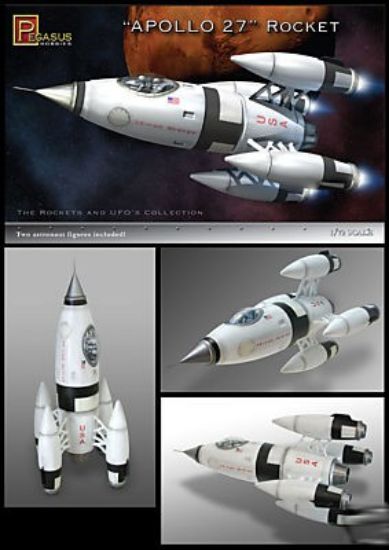 Picture of Pegasus Hobbies - 9101 1/72 Apollo 27 Rocket - Plastic Model