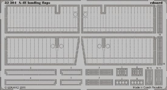 Picture of Douglas A-4E Skyhawk Landing Flaps (for Trumpeter kits)-