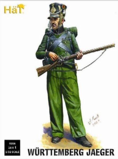 Picture of Model Figures - Wurttemberg Jaeger- 1:32 -HAT Industrie