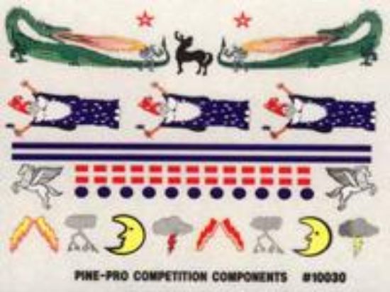 Picture of Fantasy Wizard, Dragon, etc Mini Decals