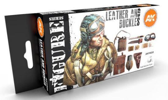 Picture of Figures Series: Leather & Buckles Acrylic Paint Set (6 Colors) 17ml Bottles