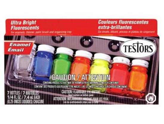 Picture of Fluorescent Enamel Paint Set