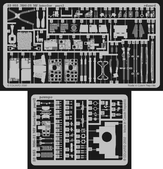 Picture of Eduard Models MiG21 MF Interior for Trumpeter -- Plastic Model