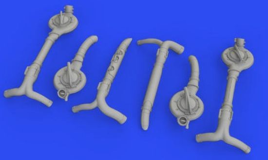 Picture of 1/48 Aircraft- B17F Superchargers for HKM (Resin)