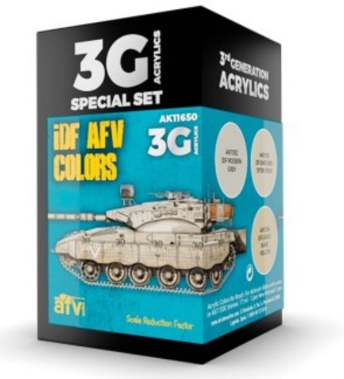 Picture of AFV Series: IDF AFV Acrylic Paint Set (3 Colors) 17ml Bottles