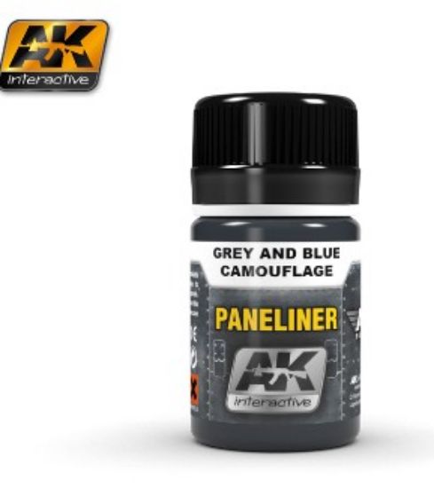 Picture of Air Series: Panel Liner Grey &amp; Blue Camouflage Enamel Paint 35ml Bottle