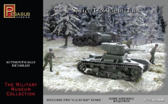 Picture of Pegasus Hobbies 7671 1/72 Soviet T-26 Tanks