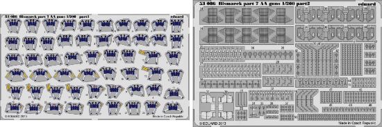 Picture of Bismarck Part 7 - AA Guns 1/200 (designed to Be Used wit