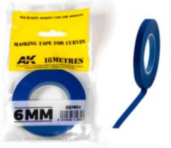 Picture of Blue Masking Tape for Curves 6mm