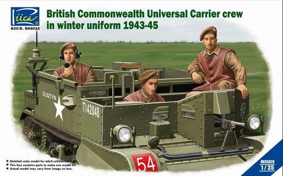 Picture of British Commonwealth Universal Carrier Crew in Winter Uniform 1943-45 (3) -- 1/35 -- #35028