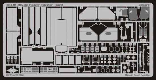 Picture of Mikoyan MiG-23 Flogger Exterior (designed to Be Assemble