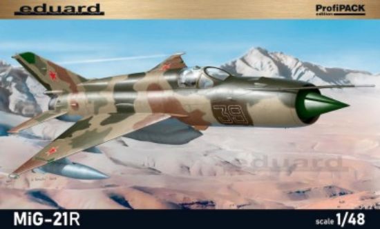 Picture of Eduard Models MiG21R Fighter (Profi-Pack) -- Plastic Model Airplane
