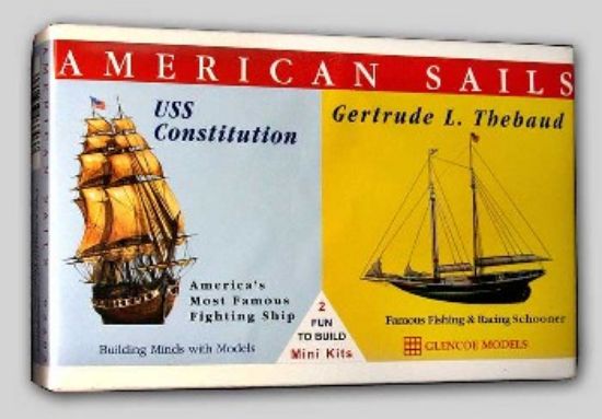 Picture of American Sails: 1/400 USS Constitution Frigate & 1/250 Gertrude L. Thebaud Fishing Schooner