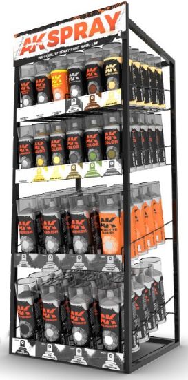 Picture of Sprays Lacquer Paint Deal w/71000R Rack (3 each 19 sprays)