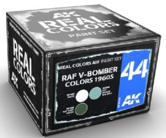 Picture of Real Colors: RAF V-Bomber 1960s Acrylic Lacquer Paint Set (3) 10ml Bottles