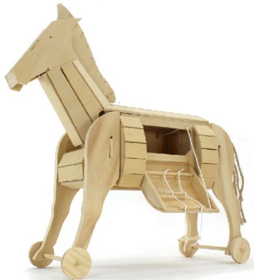 Picture of Ancient Trojan Horse Wooden Kit