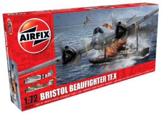 Picture of Airfix 04019 Bristol Beaufighter MKX 1/72 Scale Plastic Model Kit