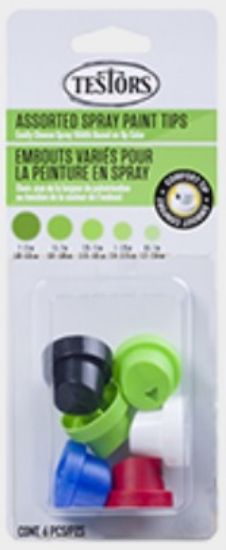 Picture of Assorted Spray Paint Nozzle Tips (6)