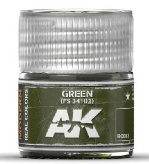 Picture of Real Colors: Green FS34102 Acrylic Lacquer Paint 10ml Bottle