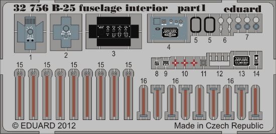 Picture of Eduard Accessories - North-American B-25J Mitchell Fuselage Interior (designe