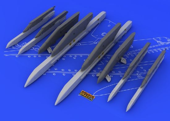 Picture of Eduard Brassin 1:48 - Su-25K Wing Pylons - EDB648054