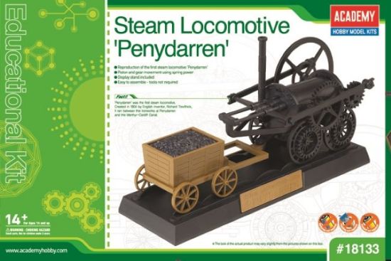 Picture of Educational Kit: Steam Locomotive Penydarren (Approx 8.5"L) (Snap)
