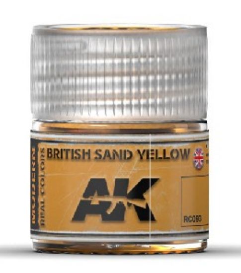 Picture of Real Colors: British Sand Yellow  Acrylic Lacquer Paint 10ml Bottle