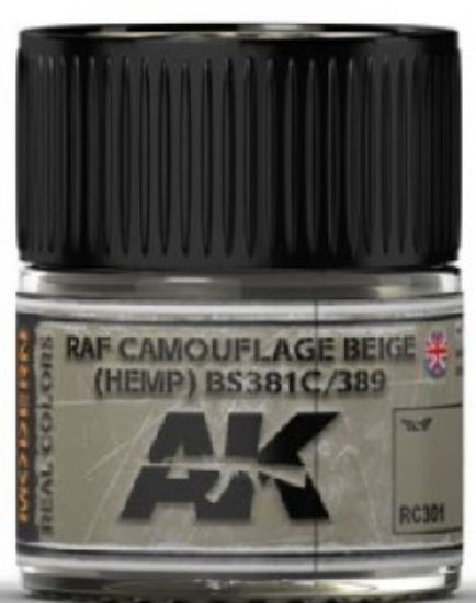 Picture of Real Colors: RAF Camouflage Beige (Hemp) BS381C/689 Acrylic Lacquer Paint 10ml Bottle