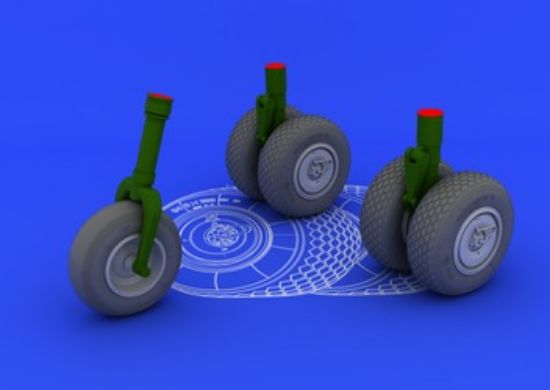 Picture of EDU632016 1:32 Eduard Brassin He 219 Wheels Set (for The 1:32 Revell He 219 Model Kit)