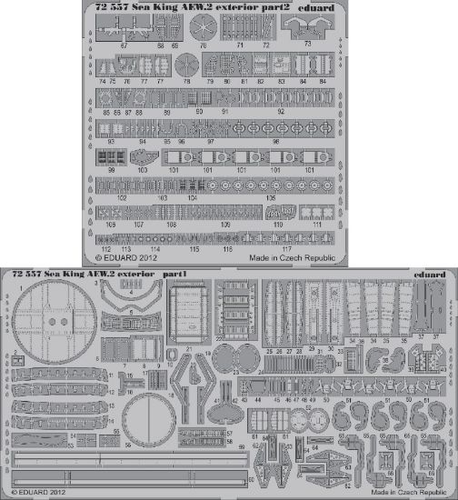 Picture of Eduard 1/72 Scale Sea King AEW.2 Exterior (cyber HOBBY)