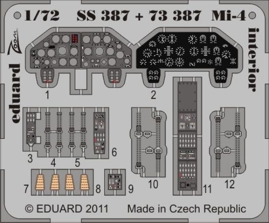 Picture of Eduard Photoetch 1:72 -Mi-4 Interior (Hobbyboss) - EDP73387