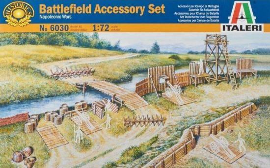 Picture of Battlefield Accessory Set (19th Century), 1/72 by Italeri, Model Bui