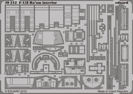 Picture of McDonnell Douglas F-15I Ra'aM Eagle Interior (self Adhes