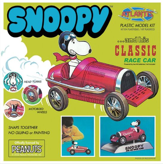 Picture of Snoopy & His Race Car (Snap) (formerly Monogram)