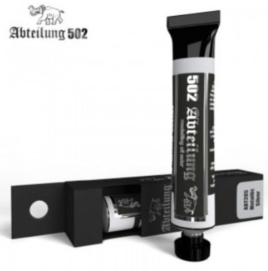 Picture of Weathering Oil Paint Metallic Silver 20ml Tube