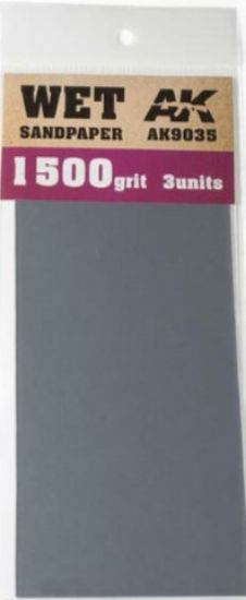 Picture of Wet Sandpaper Sheets 1500 Grit (3)