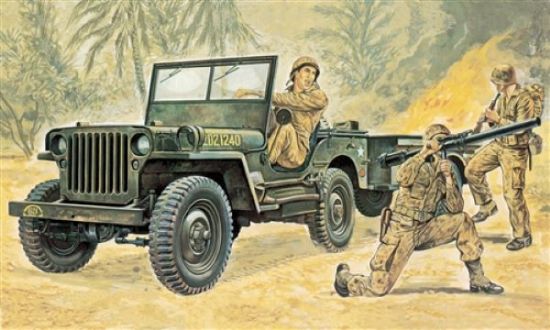 Picture of Willys MB Jeep, 1/35 by Italeri, Model Vehicle