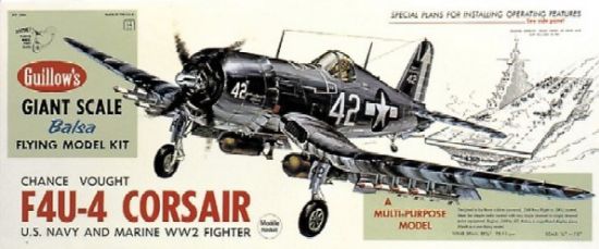 Picture of Guillow Vought F4U4 Corsair GUI1004