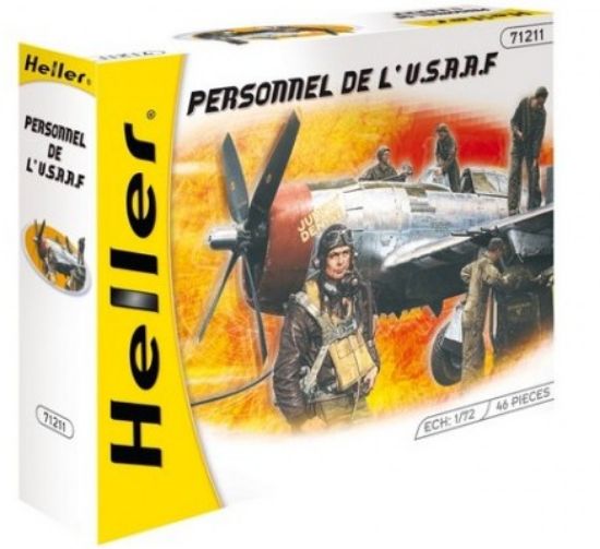 Picture of Heller USAF Military Personnel -- Plastic Model Military Figure Kit