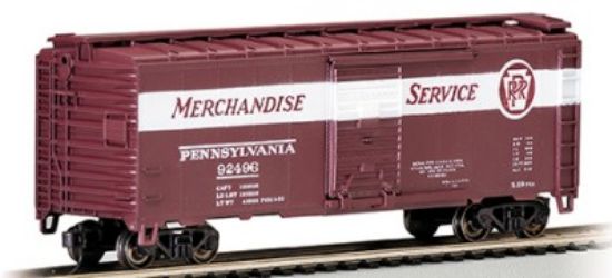 Picture of HO 40' Boxcar Pennsylvania #92496 Merchandise Service