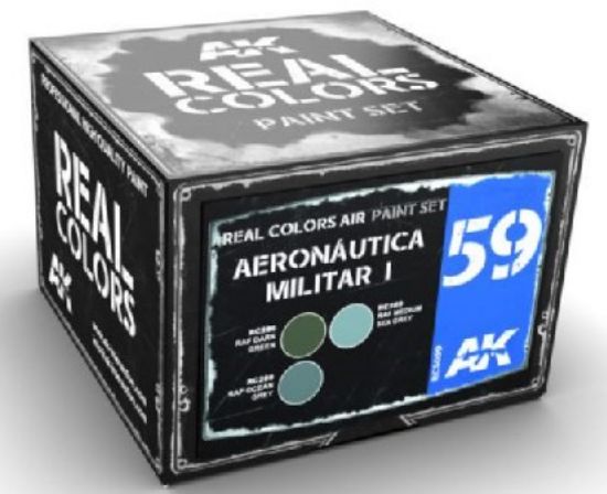 Picture of Real Colors: Aeronautica Militar I Acrylic Lacquer Paint Set (3) 10ml Bottles(D)