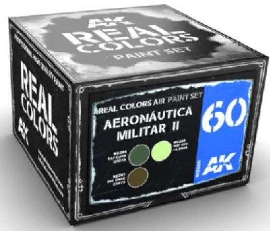 Picture of Real Colors: Aeronautica Militar II Acrylic Lacquer Paint Set (3) 10ml Bottles(D)