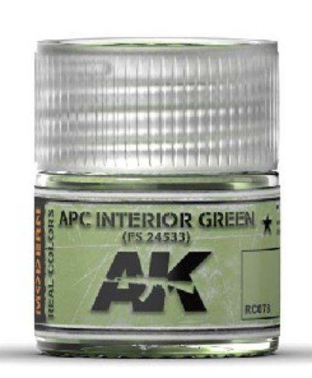 Picture of Real Colors: APC Interior Green FS24533 Acrylic Lacquer Paint 10ml Bottle