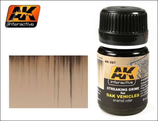 Picture of AK Interactive Dak Vehicle Streaking Grime Enamel Paint 35ml Bottle