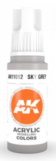Picture of Sky Grey Acrylic Paint 17ml Bottle