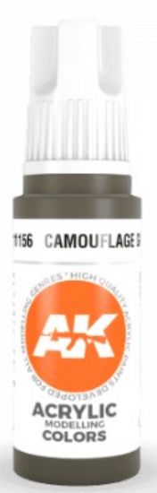 Picture of Camouflage Green Acrylic Paint 17ml Bottle