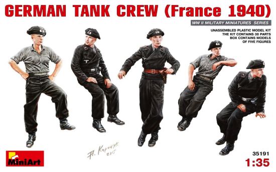 Picture of GERMAN TANK CREW FRANCE 1-35