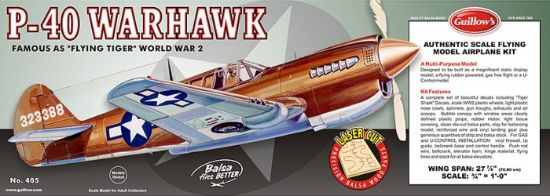 Picture of Guillow 405 P-40 Warhawk