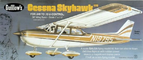 Picture of Guillow 802 Cessna Skyhawk Balsa Kit Airplane