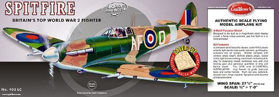 Picture of Guillow Balsa Model Spitfire